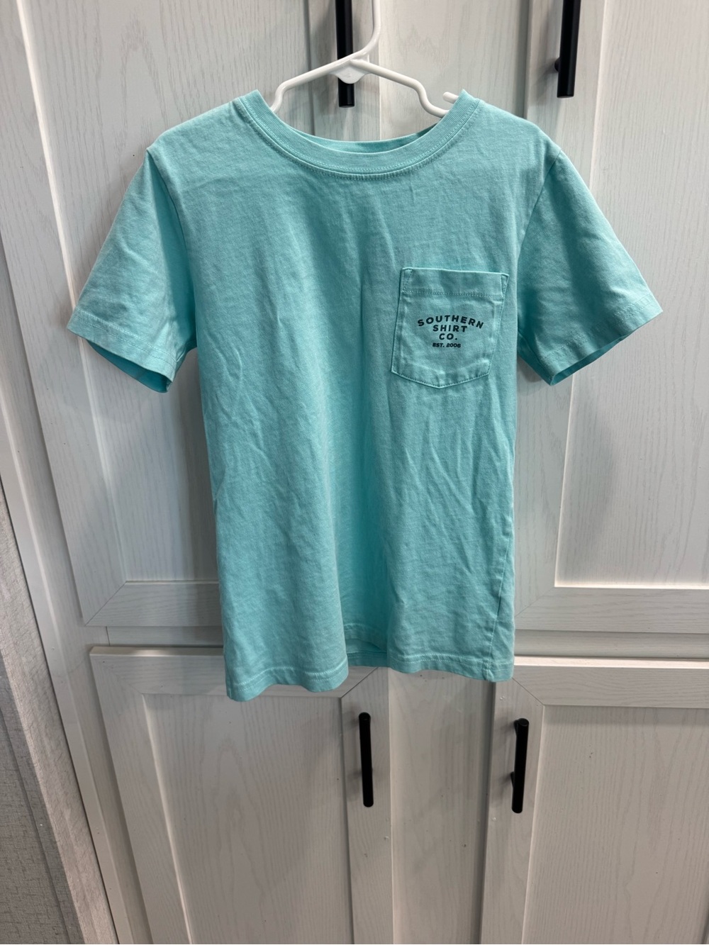 The Southern Shirt Company Kids Pocket Tee - Aqua